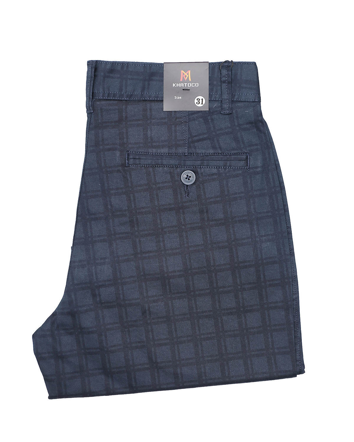 Quần short khaki nam Khatoco Q3M378R0-ININ147-2410-0