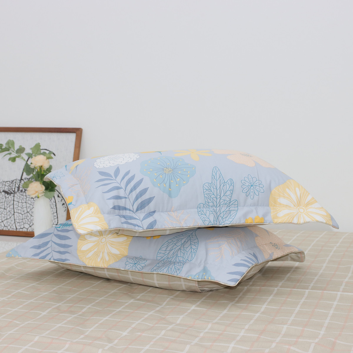 Vỏ Gối Nằm Chần Bông Cotton K-bedding by Everon 45x65cm ( 1 cặp)