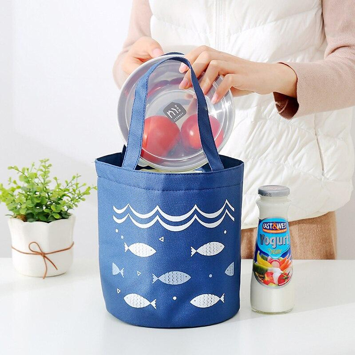Cartoon Cooler Lunch Bag For Picnic Kids Women Travel Thermal Breakfast  Organizer Insulated Waterproof Storage Bag