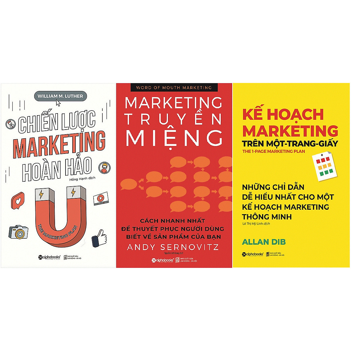 Combo Những Chiến Lược Thu Hút Khách Hàng Hoàn Hảo( Chiến Lược Marketing Hoàn Hảo + Marketing Truyền Miệng + Kế Hoạch Marketing Trên Một - Trang - Giấy ) tặng kèm bookmark Sáng Tạo