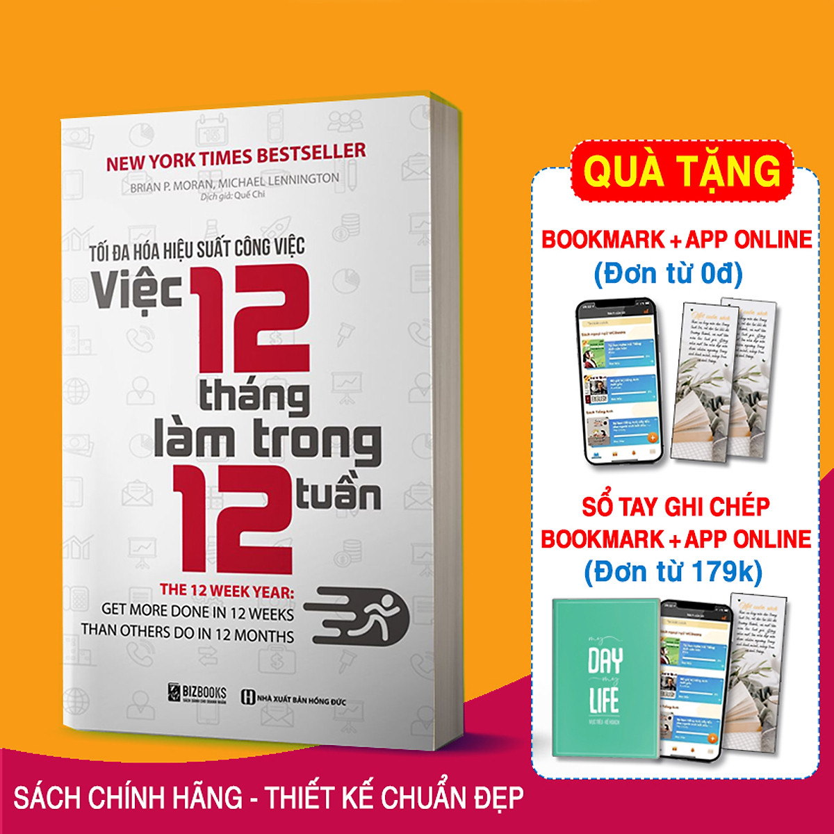 BIZBOOKS - Sách Tối Đa Hoá Hiệu Suất Công Việc - Việc 12 Tháng Làm Trong 12 Tuần - MinhAnBooks