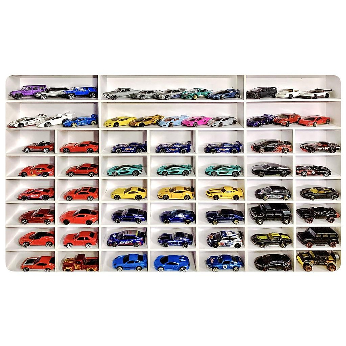 Kệ Trung Trưng Bày Xe Mô Hình Hotwheels, Tomica, Bearbrick 100% - Kệ & Tủ