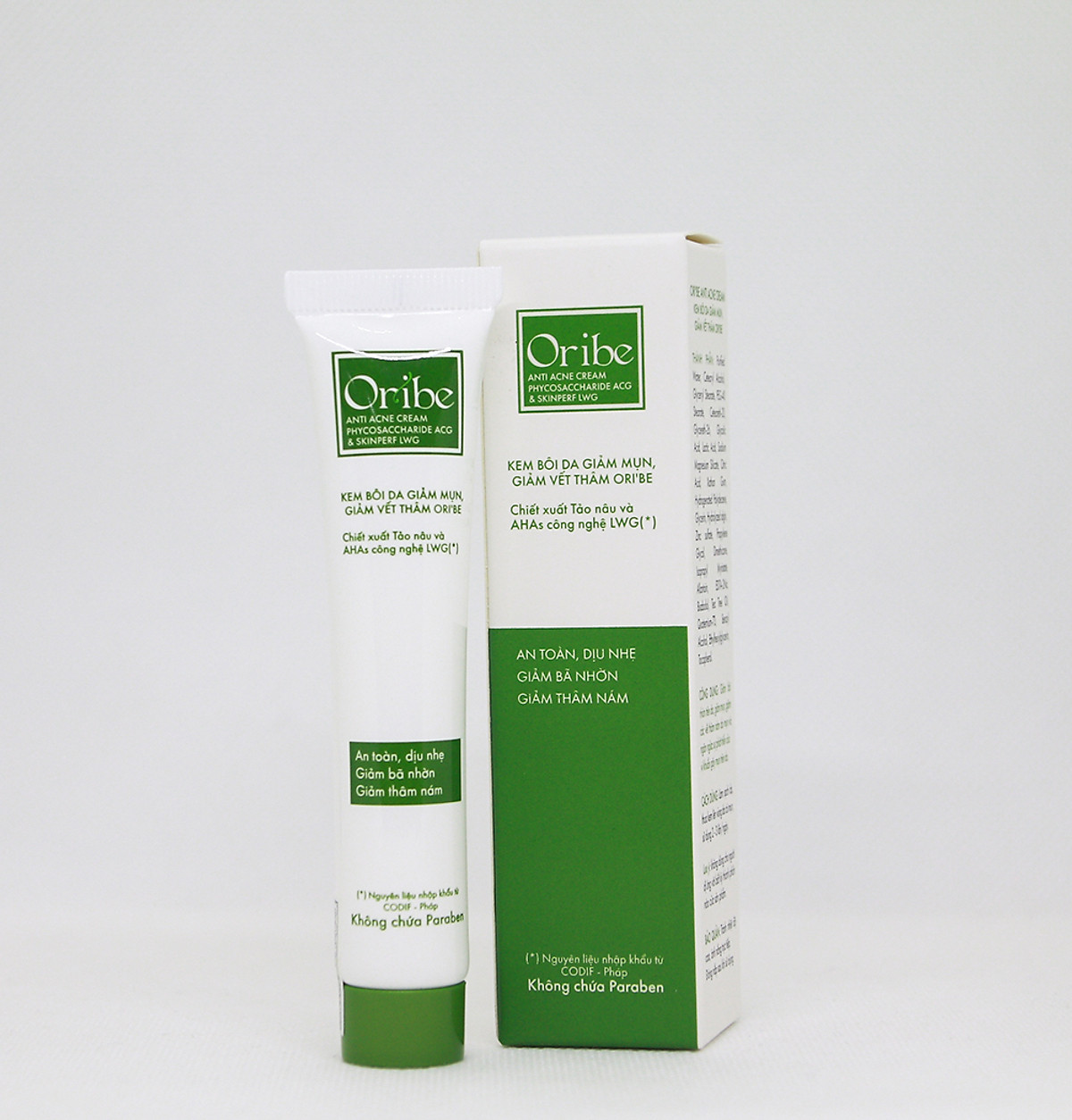 Combo 2 kem chấm mụn Oribe giảm mụn ẩn mờ thâm liền sẹo 20g
