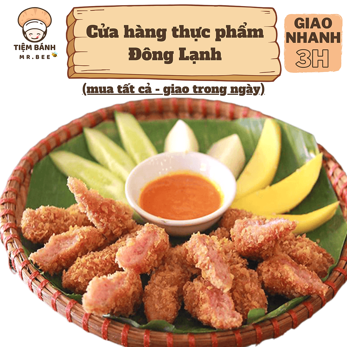 Chỉ giao HCM] – Nem Chua Rán Hà Nội Tẩm Xù - Hộp 500g - Lạp xưởng ...