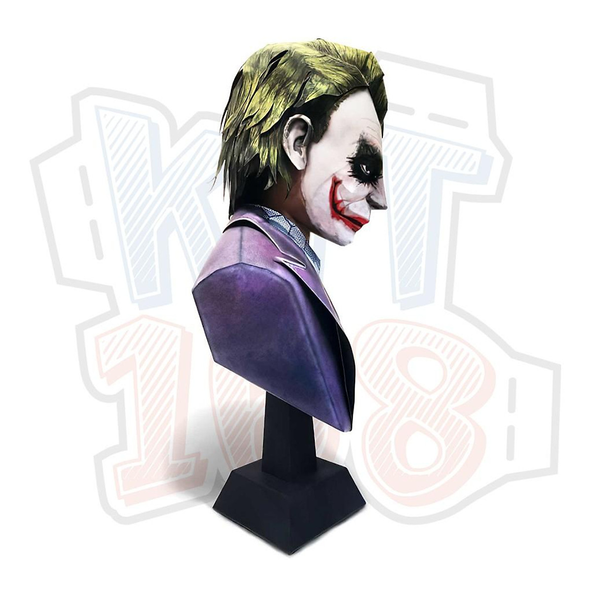 Mô hình giấy Anime The Joker 2008 Bust  Mô hình giấy