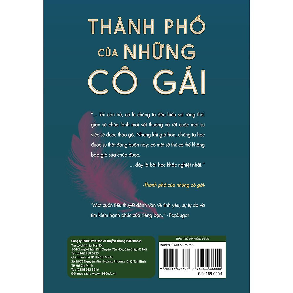 Combo 2 Cuốn Văn Học , Tiểu Thuyết Lãng Mạn Hay : Thành Phố Của Những Cô Gái + Cô Gái Brooklyn (Tái Bản 2019) / BooksetMK ( Những Kẻ Mộng Mơ , Dù Đẹp Nhưng Buồn)