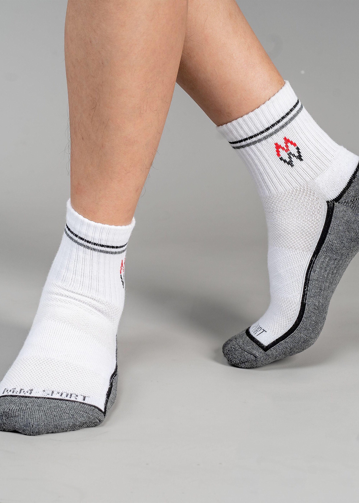 Combo 5 Đôi Tất Vớ Thể Thao, Vớ Đá Banh, Vớ Chạy Bộ Cổ Dài, Sợi Cotton Cao Cấp Chống Hôi Chân, Chống Phồng Rộp Chân, Chống Trượt Co Giãn 4 Chiều Mrm Manlywear - MM