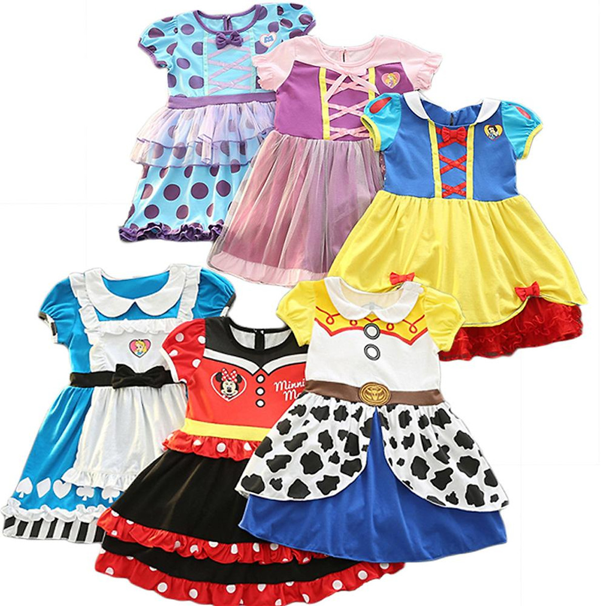 Mua Cartoon Princess Dresses for Halloween Girls Costumes Cute Evening  Party Dress