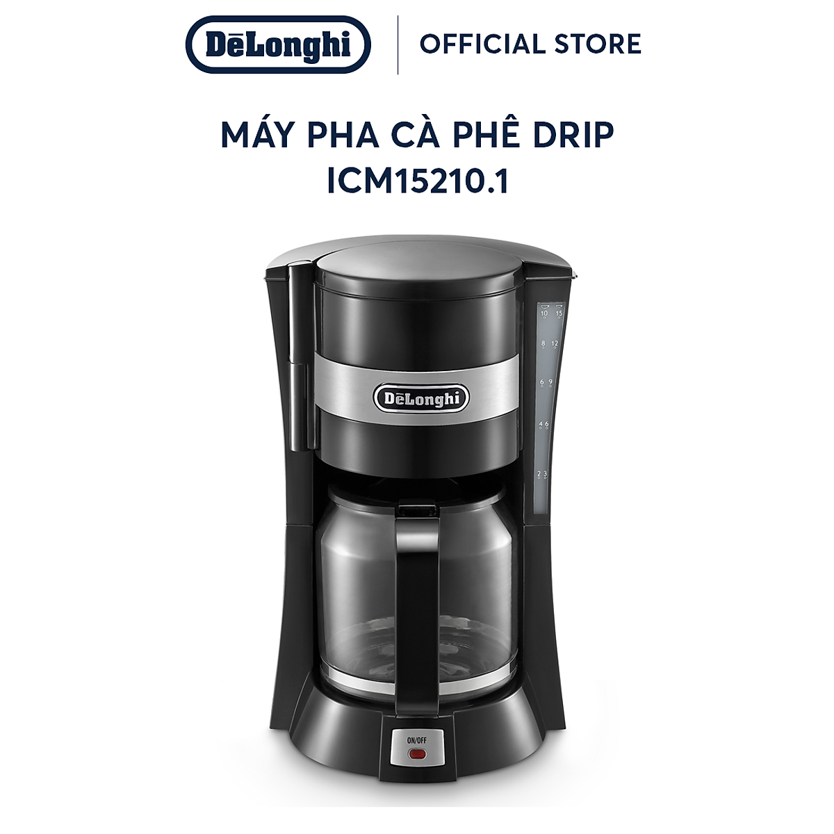 Máy pha cà phê Drip DeLonghi ICM15210.1