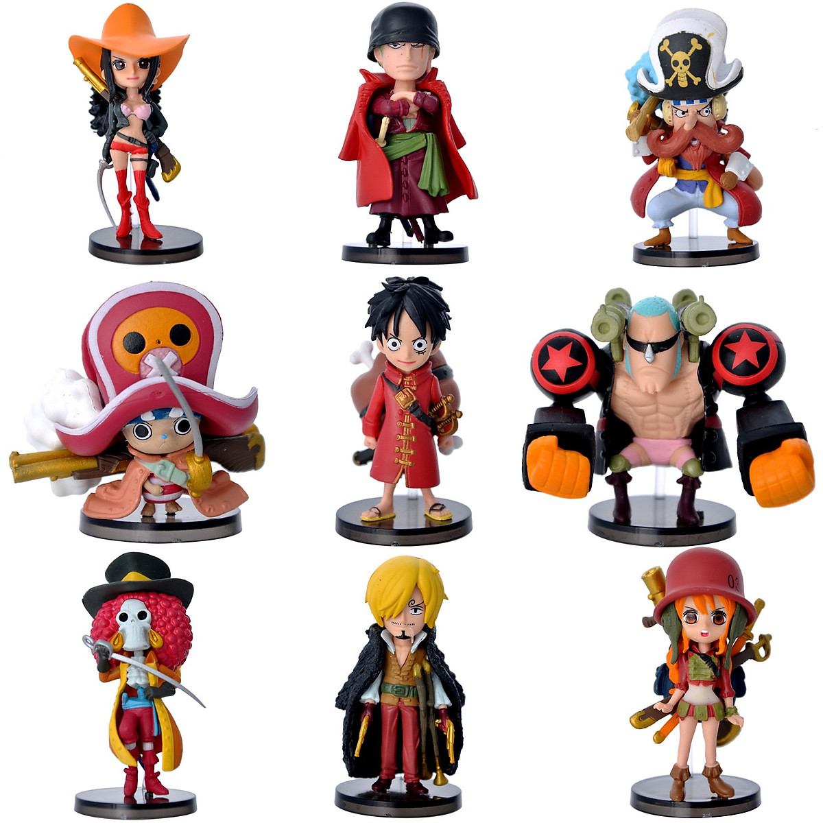 Mô hình chibi Luffy mũ rơm Onepiece truyện tranh hoạt hình Anime Nhật Bản  Cao 9cm  Tượng Figure Monkey DLuff Ráp Tiệm đồ chơi Ráp