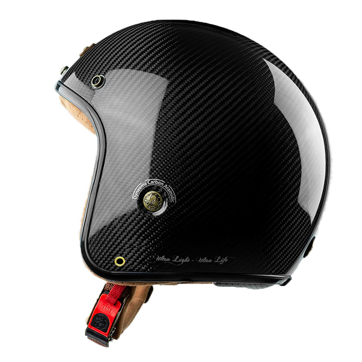 Mũ Bảo Hiểm 3/4 Bulldog Heli Carbon 2020