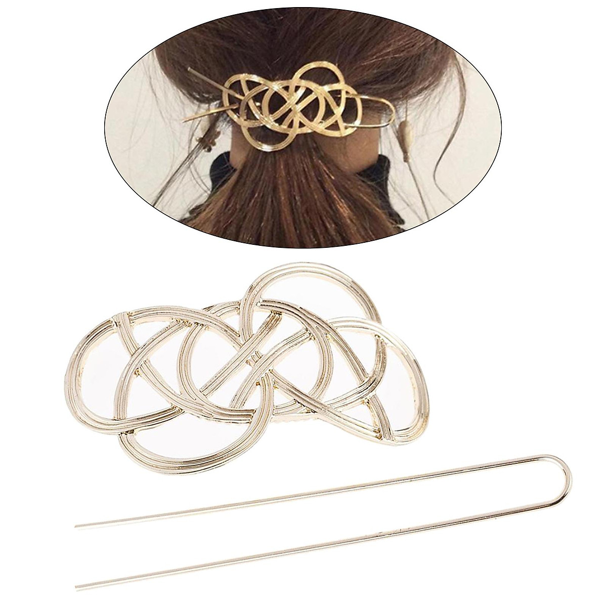 Metal Hair Cuff Hair Bun Holder Cage Hair Stick Fashion Hairpins Hair Clip Metal Hair Cuff Hair Bun Holder Cage Hair Stick Fashion Hairpins Hair Clip