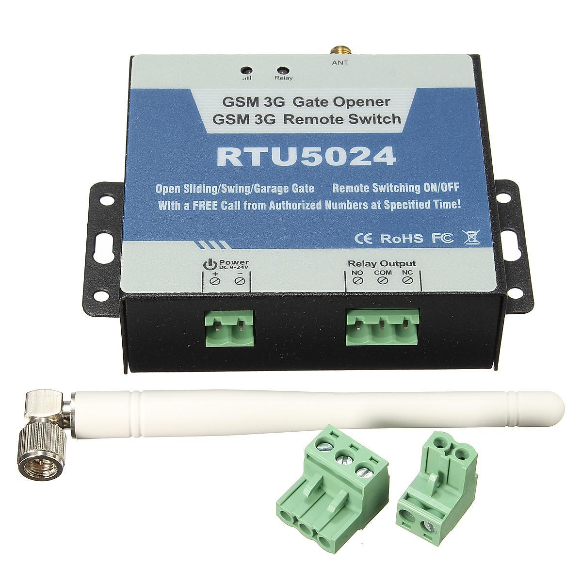 Gsm Gate Opener Relay Switch Remote Access Control Wireless Door Opener By Free Call King Pigeon Rtu5024 | Tiki