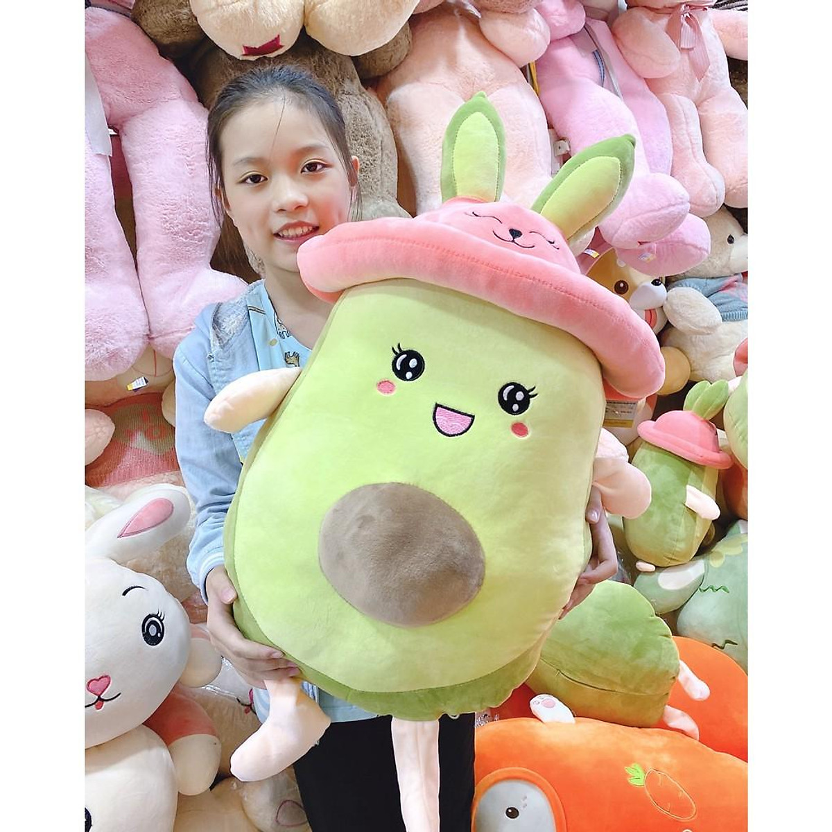 Mua Gấu bông gối ôm bơ đội mũ thỏ kích thước 45, 65,80cm - Gấu Bông Hana - bơ xanh mũ hồng ,45cm tại Gấu Bông Hana 26 Mua Gấu Bông Gối Ôm Bơ Đội Mũ Thỏ Kích Thước 45, 65,80Cm - Gấu Bông Hana - Bơ Xanh Mũ Hồng ,45Cm Tại Gấu Bông Hana 26