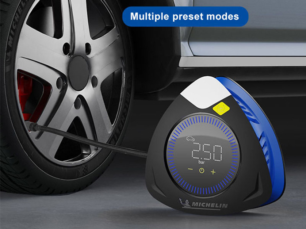 - Máy bơm lốp xe ô tô đa năng, tự ngắt Michelin M2202 - 12V/144W - Hàng Chính Hãng