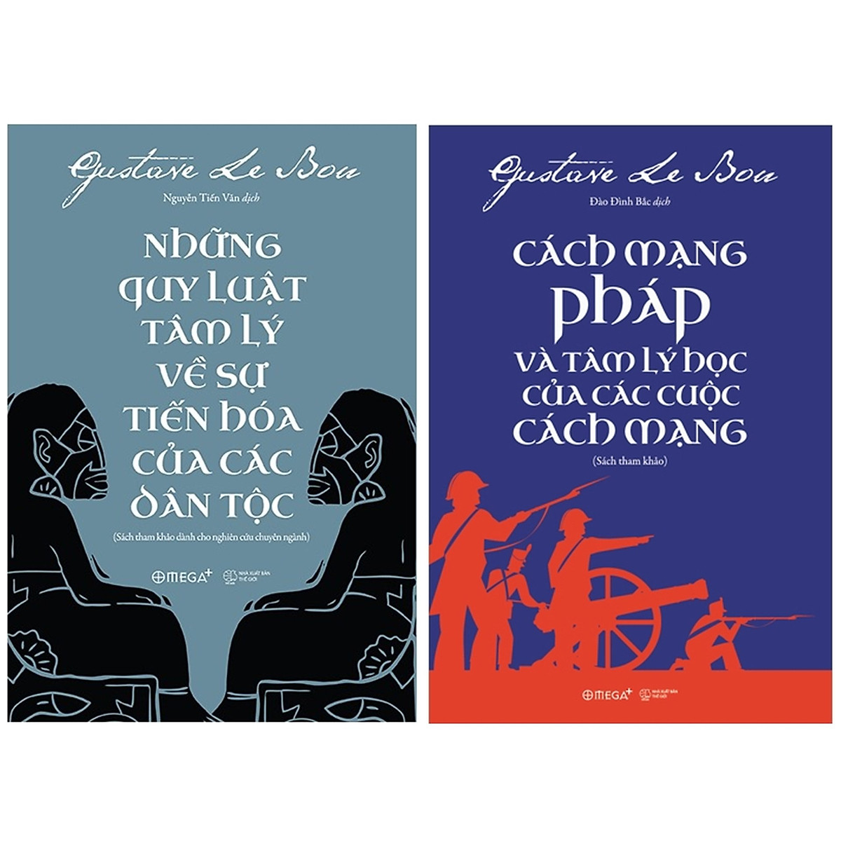 Combo Sách : Những Quy Luật Tâm Lý Về Sự Tiến Hóa Của Các Dân Tộc + Cách Mạng Pháp Và Tâm Lý Học Của Các Cuộc Cách Mạng