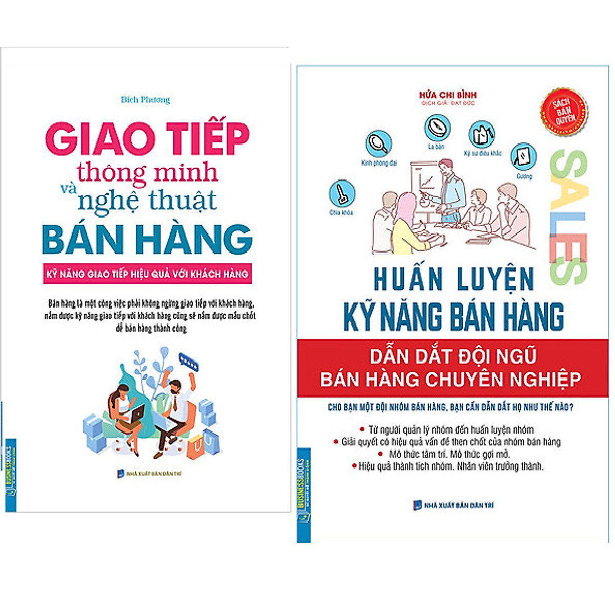 Combo Giao Tiếp Thông Minh Và Nghệ Thuật Bán Hàng (Bìa Mềm)+Huấn Luyện Kỹ Năng Bán Hàng - Dẫn Dắt Đội Ngũ Bán Hàng Chuyên Nghiệp