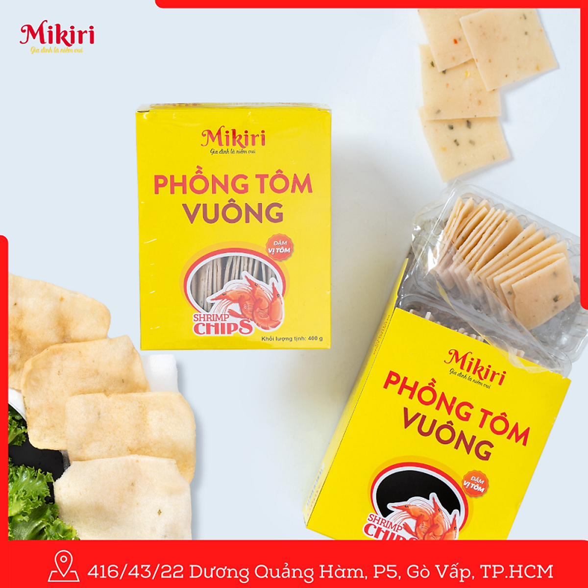 Bánh phồng tôm Mikiri - Món bánh miền Tây dân dã 835294096ac699d8aeab59a88a8eea01