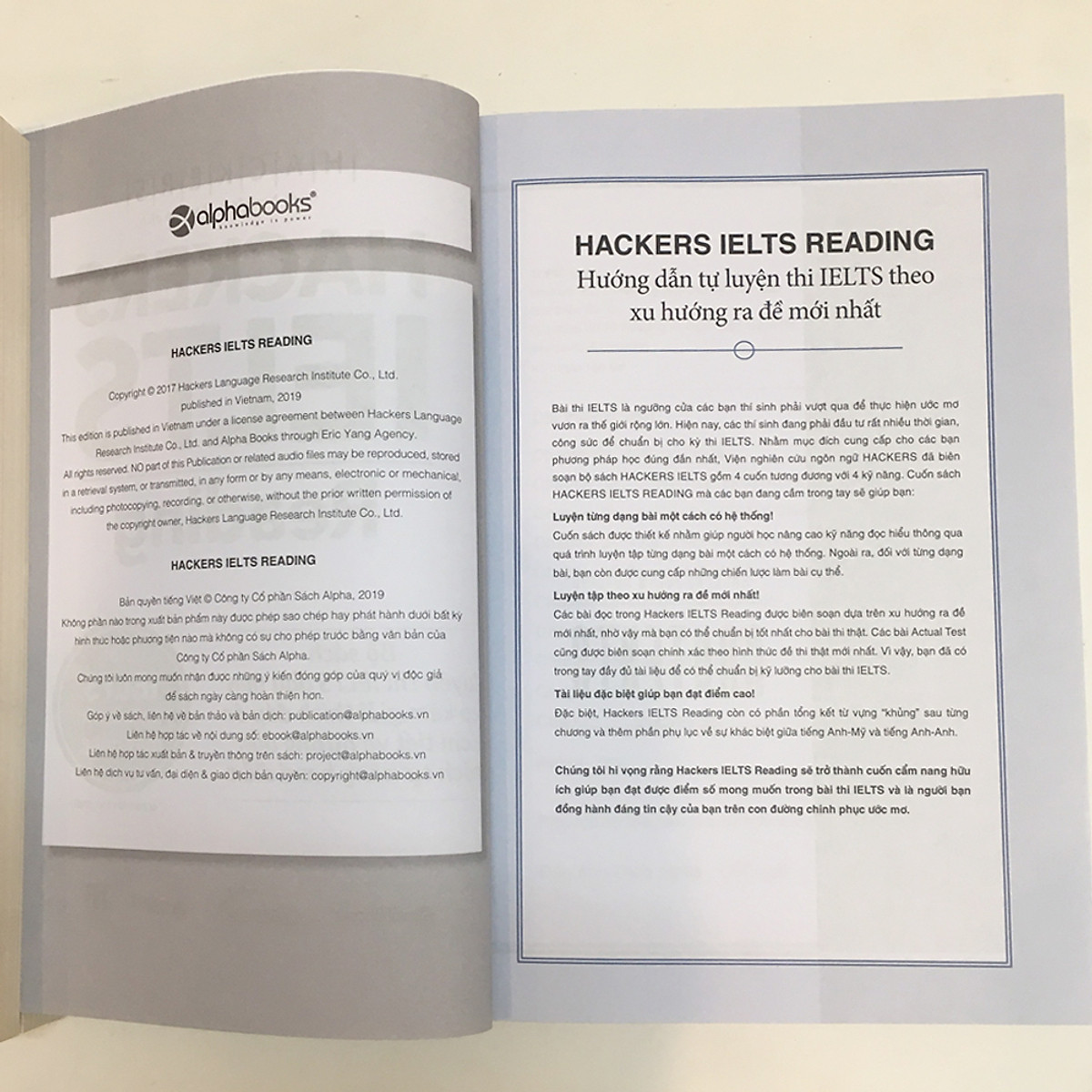 Combo 2 Cuốn Sách Luyện Thi IELTS: Hackers IELTS Reading + Hackers IELTS Writing - Tái Bản Năm 2021 (Tặng Kèm Portcard ta)