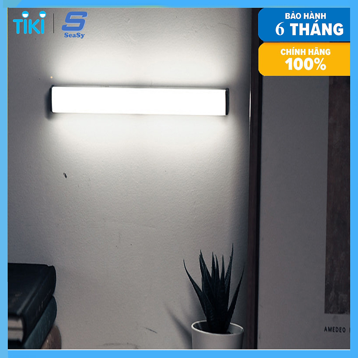 Đèn Cảm Ứng Không Dây, Cảm Biến Chuyển Động SEASY SS32, Điều Chỉnh Độ Sáng Qua 1 Lần Nhấn, Ánh Sáng Bảo Vệ Mắt Tốt Hơn, Tự Động Bật/Tắt Ban Đêm, Dùng Làm Đèn Học, Đèn Làm Việc, Đèn Đọc Sách, Đèn Ngủ – Hàng Chính Hãng