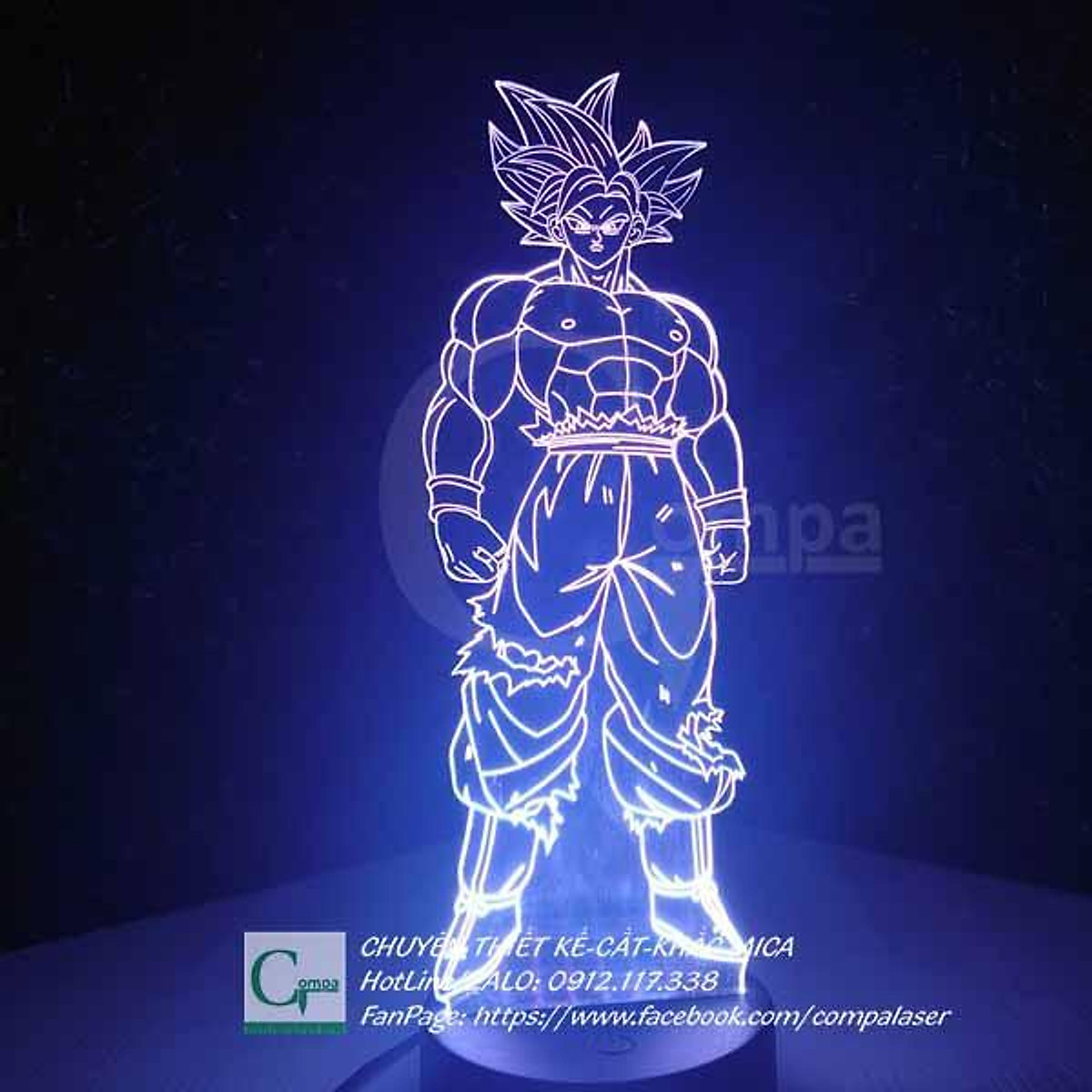 Mua Đèn Ngủ DragonBall Goku Type 03 tại Compa Laser Art Mua Đèn Ngủ DragonBall Goku Type 03 tại Compa Laser Art