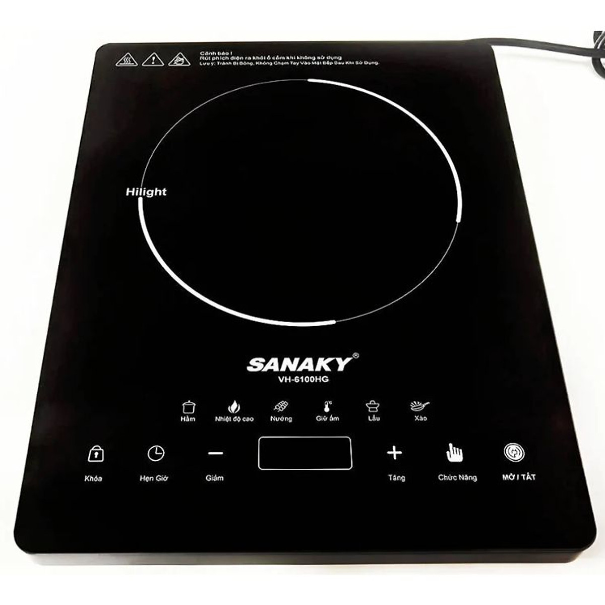 Bếp hồng ngoại đơn Sananky VH-6100HG 2000W tiện lợi [Hàng chính hãng ] - bảo hành 12 tháng