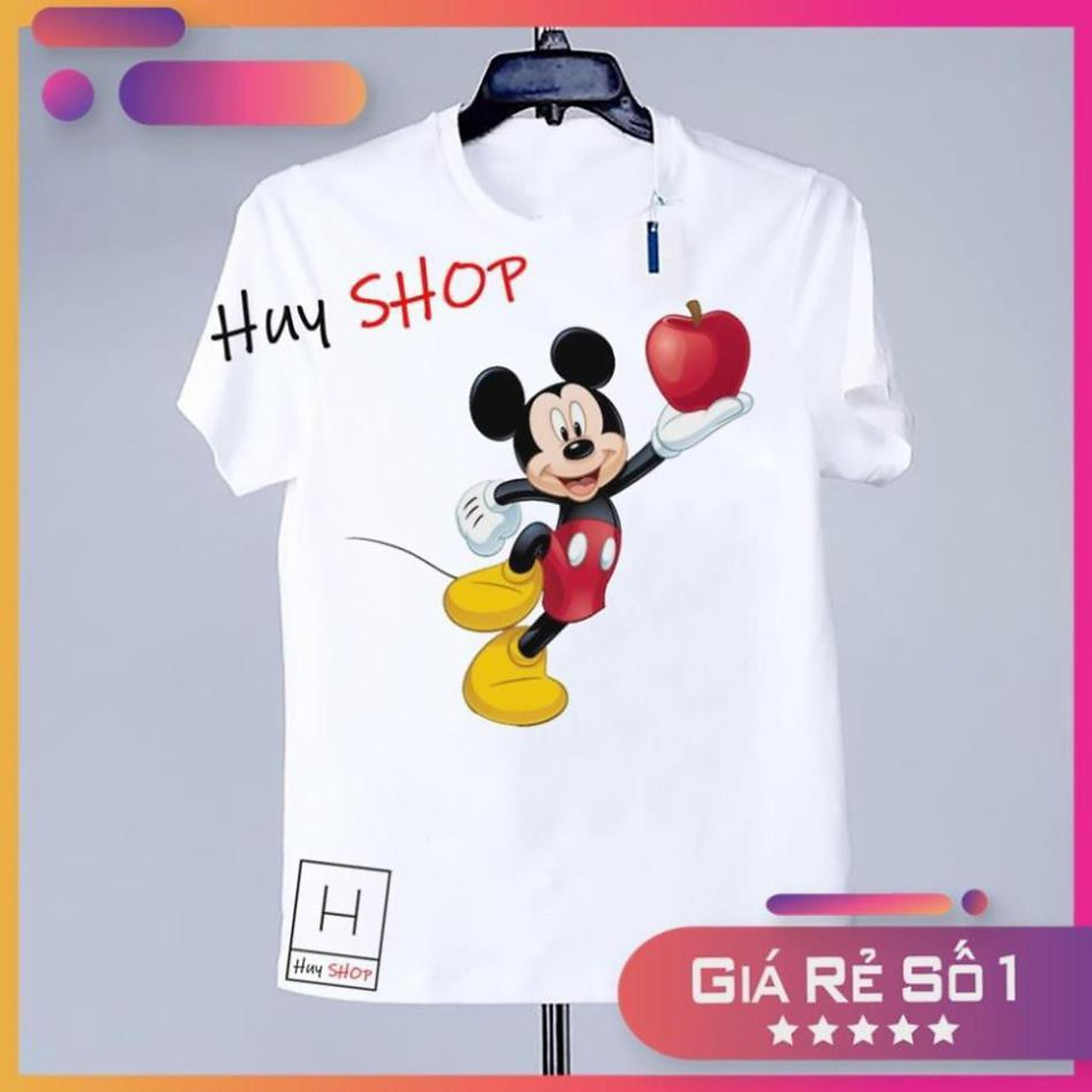 GIẢM SẬP SÀN] Áo thun Nữ Cute Chuột Mickey Dễ Thương Siêu Đẹp 462