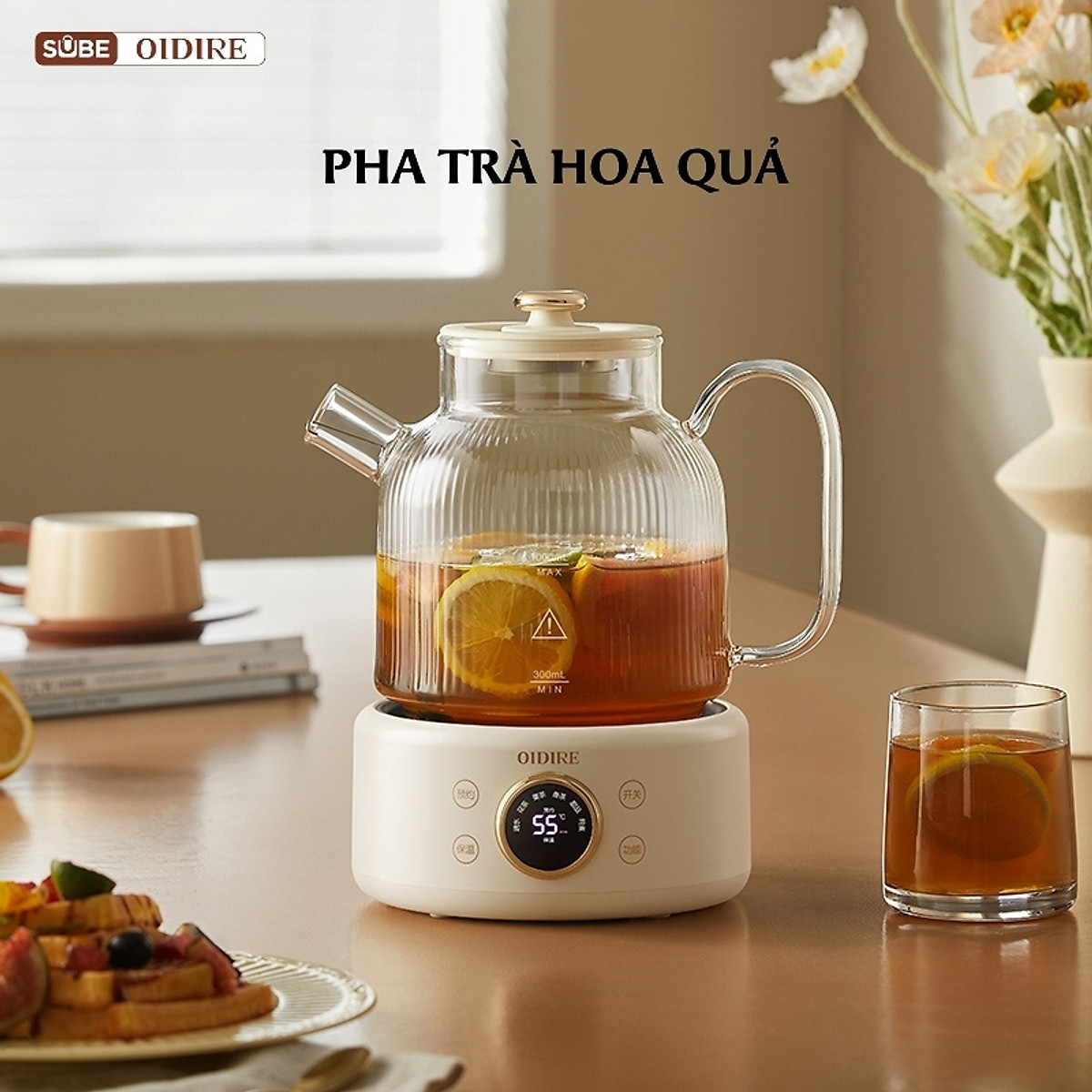 Bình pha trà OIDIRE 1L ODI05A 530W - Hàng chính hãng