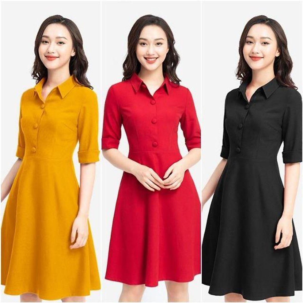 Tổng hợp Đầm Xòe Cổ Sơ Mi giá rẻ bán chạy tháng 72023  BeeCost