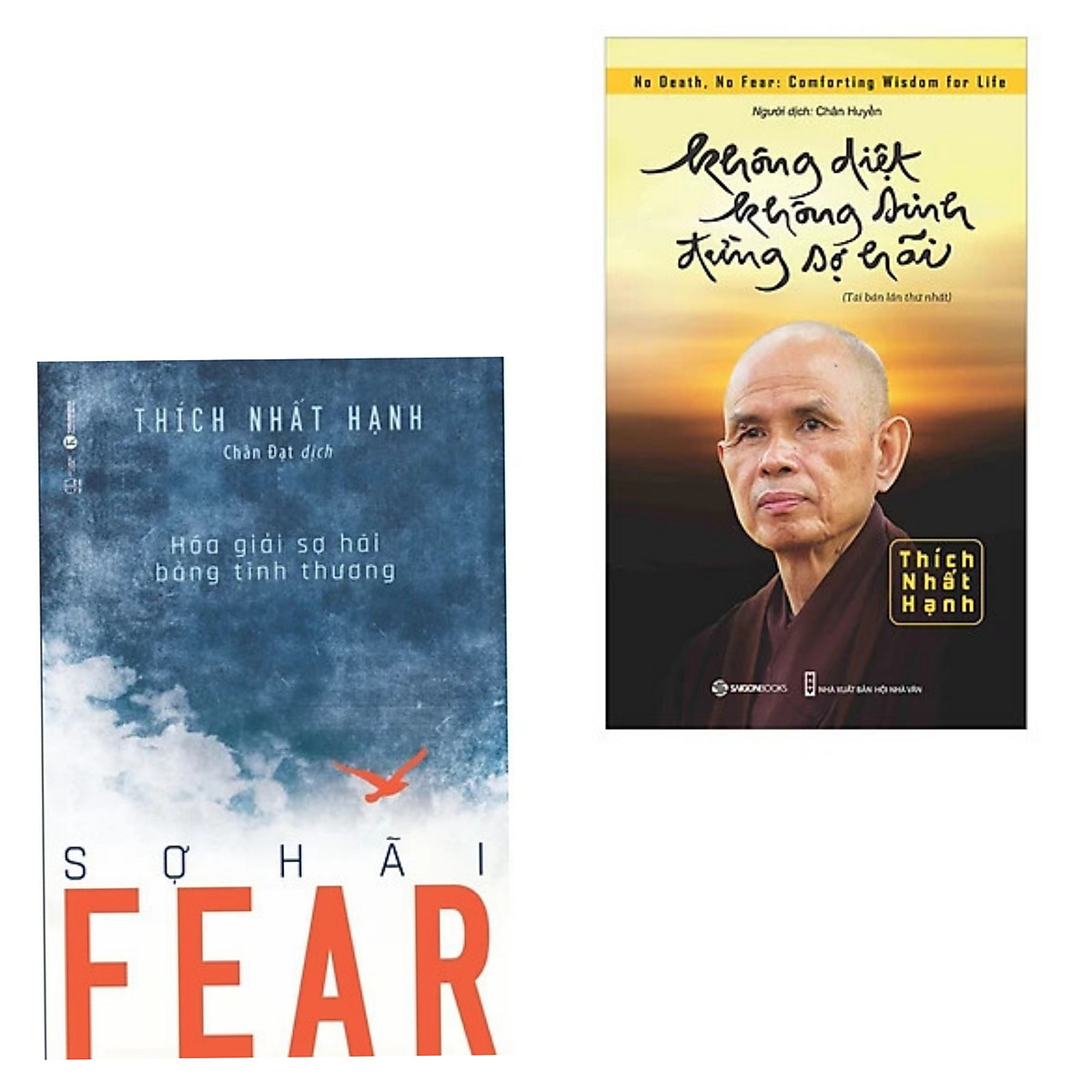 Combo 2 cuốn: Fear - Sợ Hãi+ Không Diệt Không Sinh Đừng Sợ Hãi