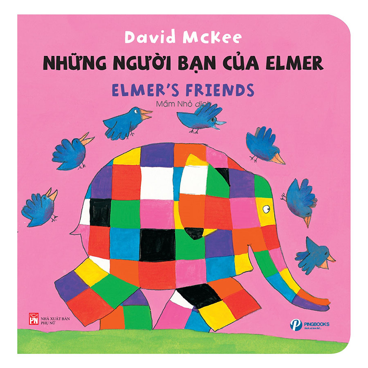 Combo Bộ Sách Song Ngữ: Elmer’s Board Book (4 Cuốn)