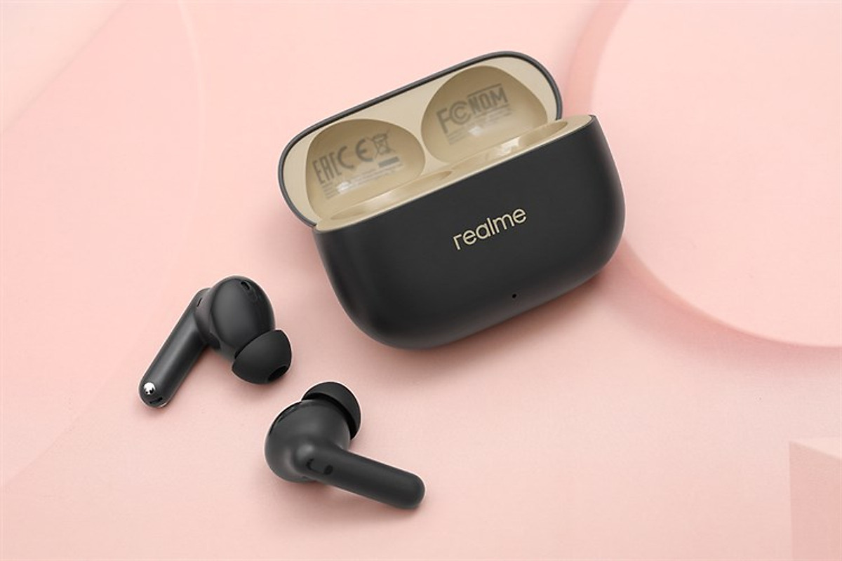 Tai nghe Bluetooth True Wireless Realme Buds T300 Âm Thanh Không Gian 360° - Hàng chính hãng