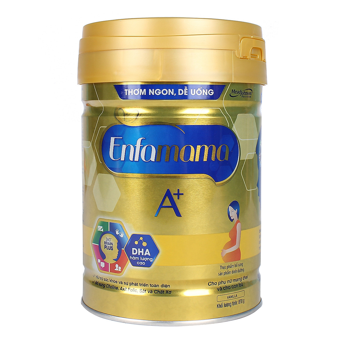 Sữa bột Enfamama A+ hương vani mẫu mới 870g