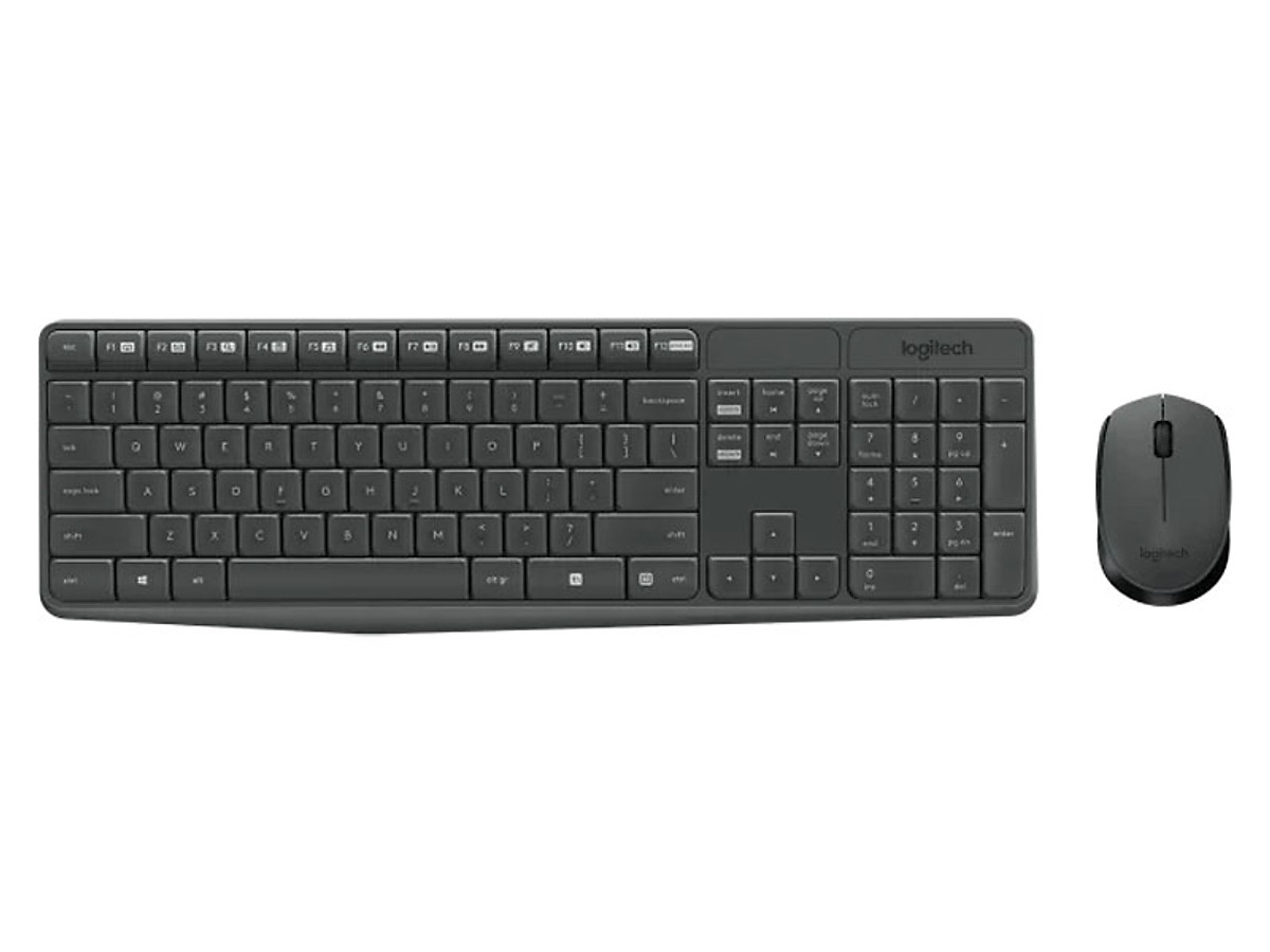Bộ bàn phím - Chuột Logitech MK235 - Hàng Chính Hãng - Bảo Hành 12 Tháng