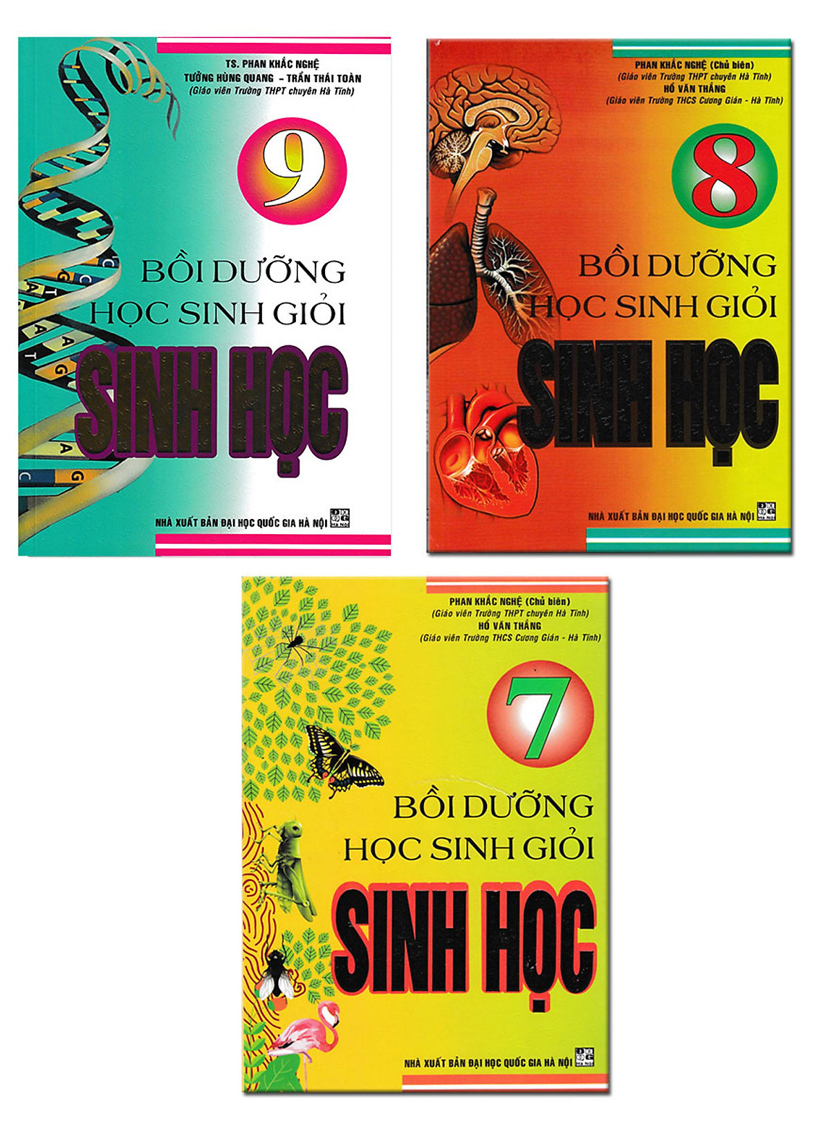 Combo Bồi Dưỡng Học Sinh Giỏi Sinh Học - Phan Khắc Nghệ 7 - 8 - 9