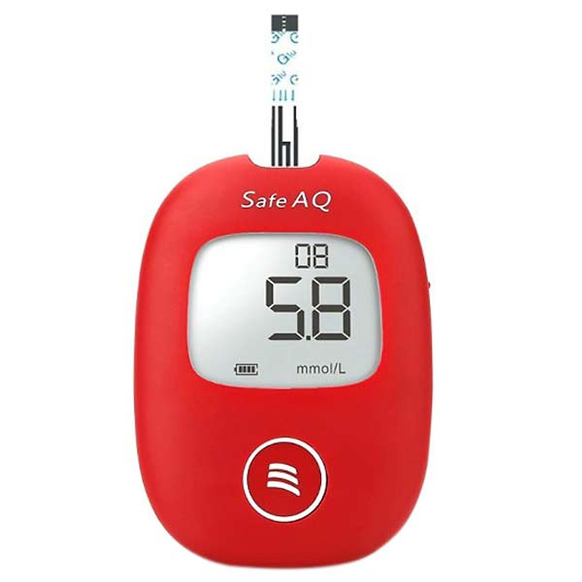 Bộ máy đo đường huyết Sinocare Safe AQ tặng 1 hộp 50 que thử đường huyết và hộp 50 kim chích máu