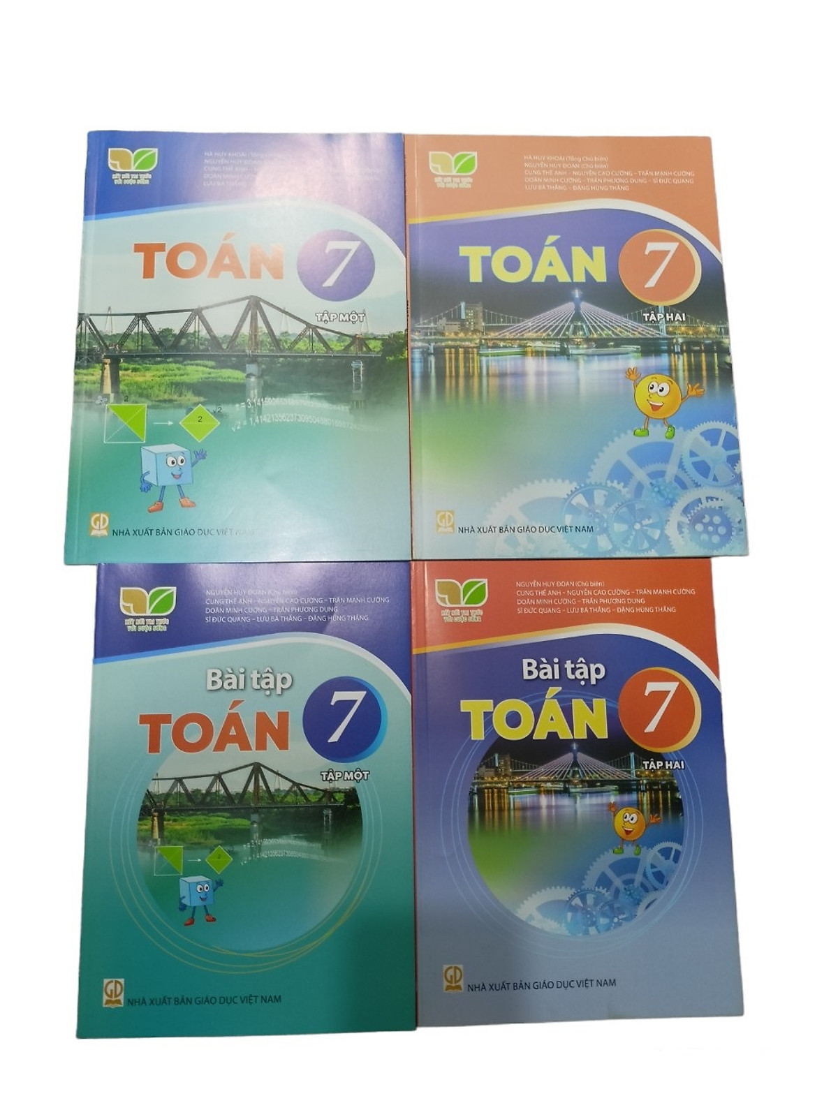 Combo 4 cuốn Toán lớp 7 tập 1+2 (Kết nối tri thức) (SGK+BT)