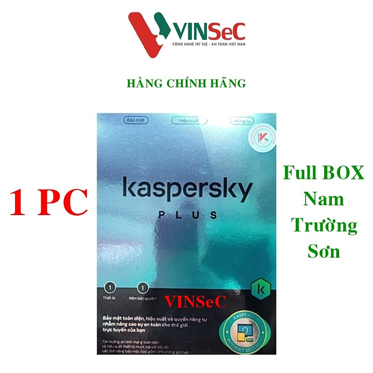 Kaspersky Plus Cho 1 Máy Tính - Plus 1 - Hàng chính hãng