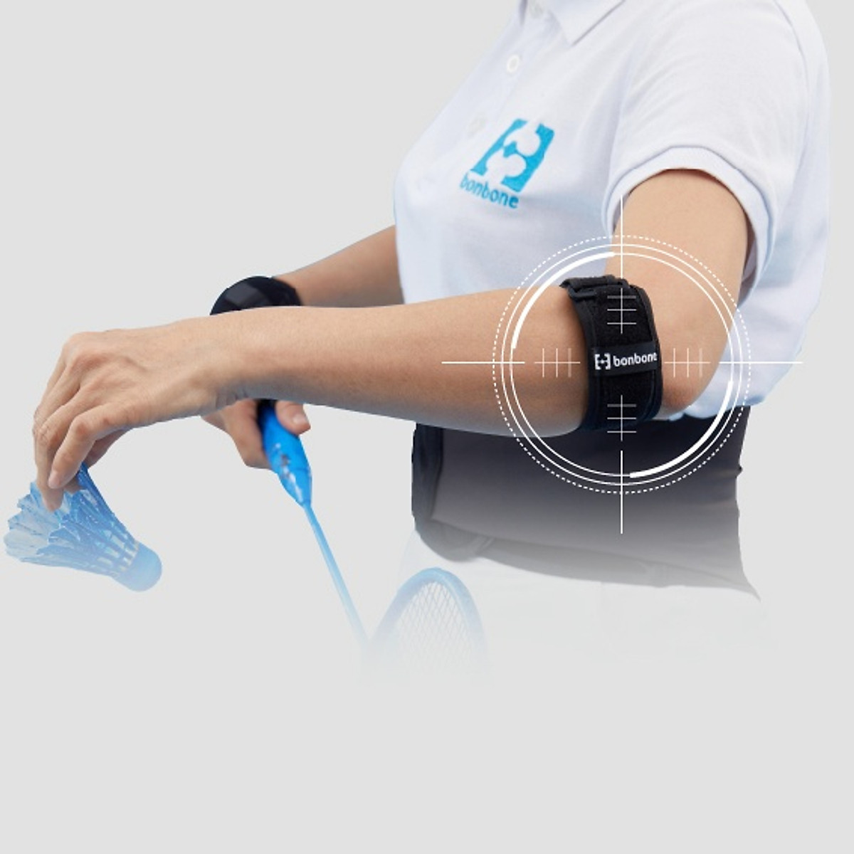 CHÍNH HÃNG - ĐAI NẸP KHUỶU TAY NÂNG CAO Adv Sports Elbow - BONBONE NHẬT BẢN - Hỗ trợ chấn thương.