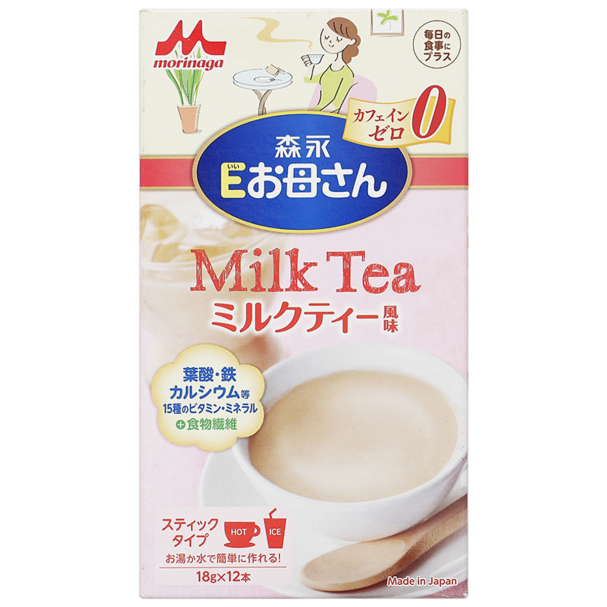 Sữa cho bà bầu Morinaga vị trà sữa