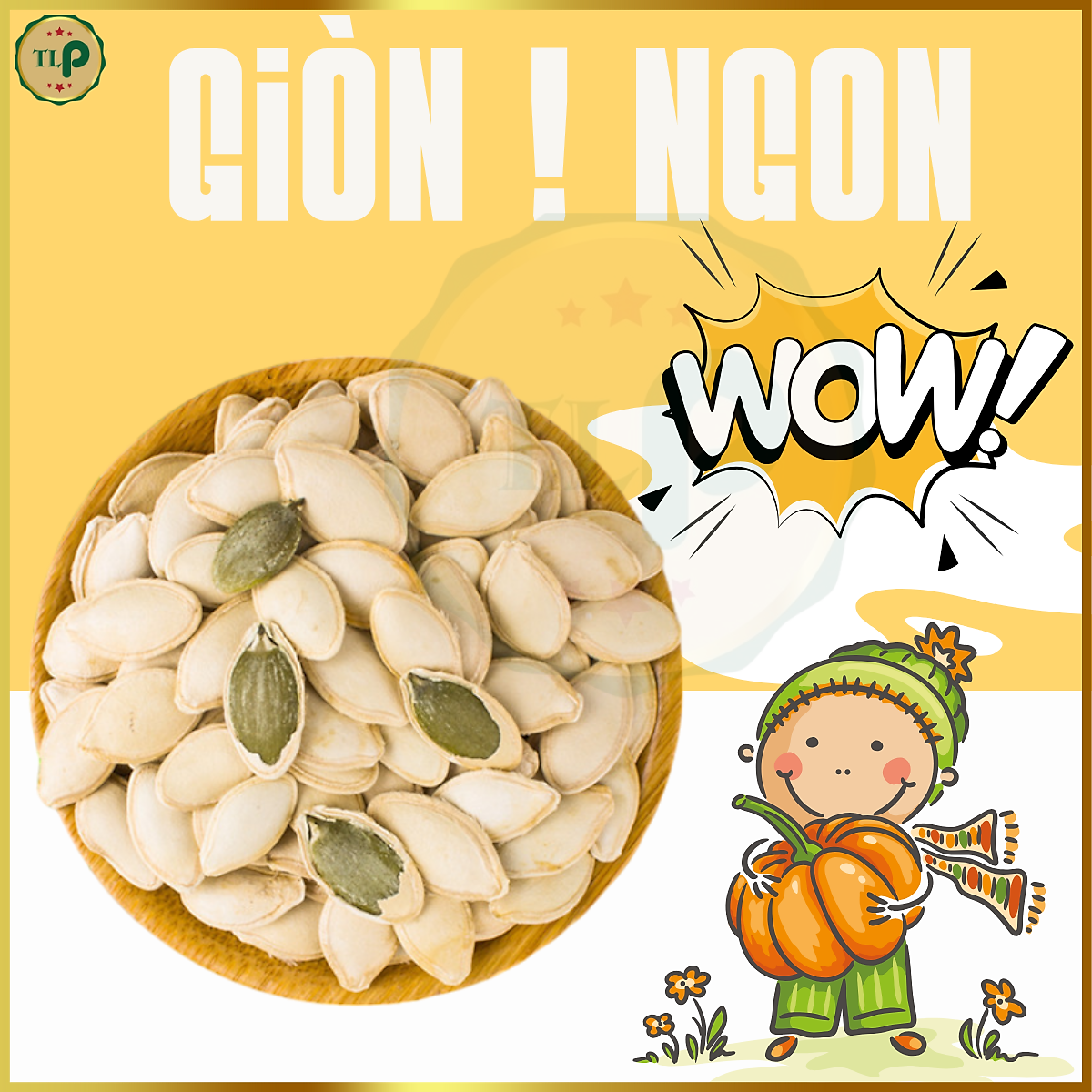 HẠT BÍ TRẮNG TÂN LỘC PHÁT BỊCH 250G