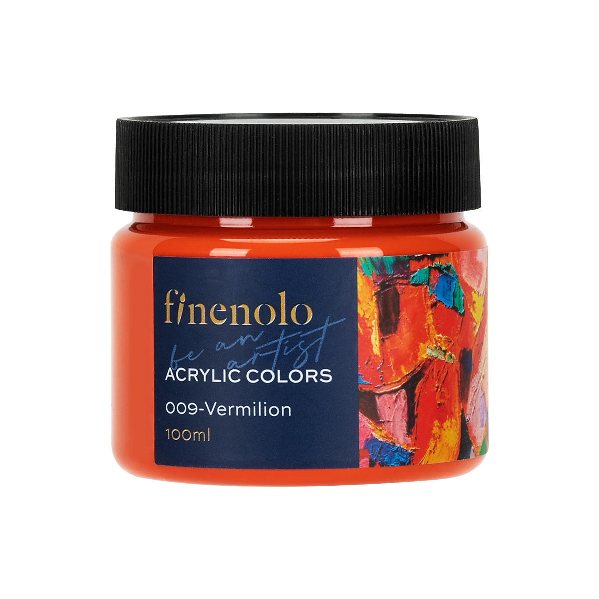 Màu Acrylic 100ml Cao Cấp Dạng Hũ Finenolo Deli - Tô Đất Sét, Đất Nặn Tự Khô, Vẽ Túi Vải Tote, Quần Áo DIY, Giày, Tranh Tường, Đa Chất Liệu, Tươi Sáng, Nhanh Khô - Nhiều Màu Sắc