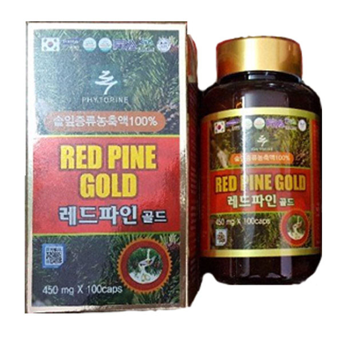 Thực phẩm Dành cho người lớn Red Pine Gold viên uông tinh dầu thông