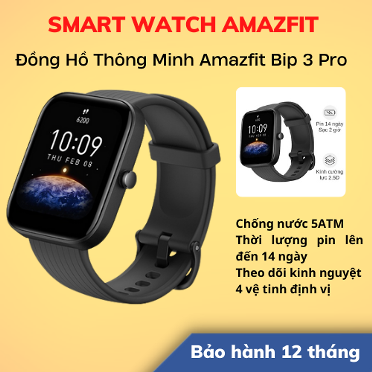 Đồng Hồ Thông Minh Amazfit Bip 3 Pro | Giao Diện Tiếng Việt ...
