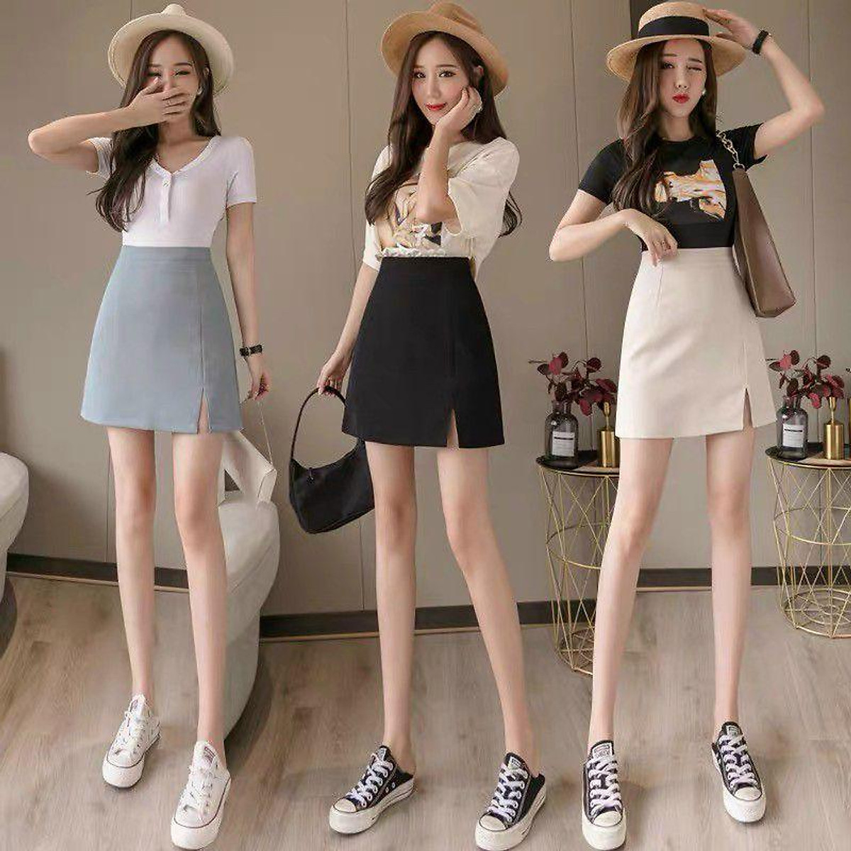Tổng hợp 75 chân váy chữ a trắng hay nhất  cdgdbentreeduvn