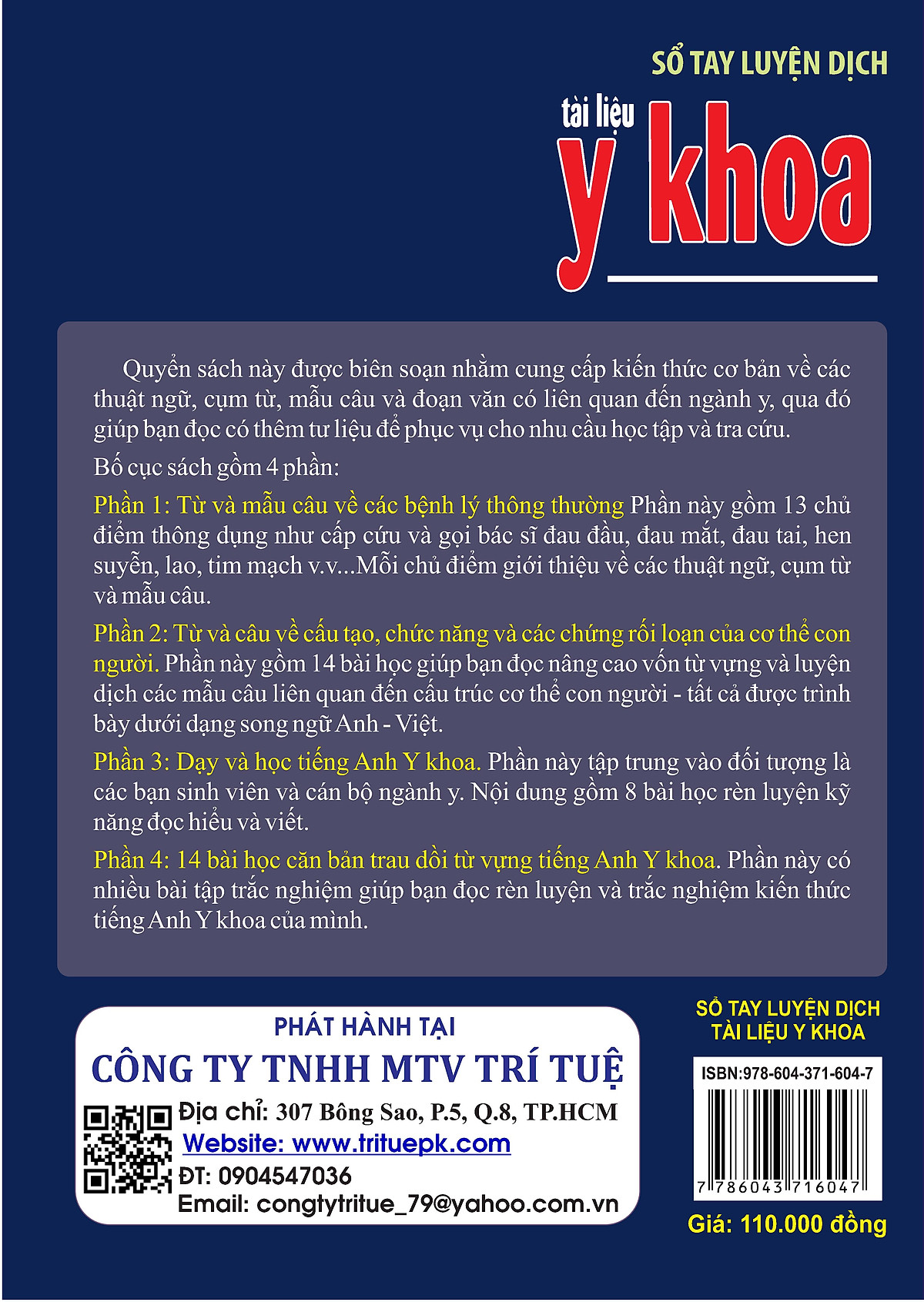 Sổ tay luyện dịch tài liệu Y khoa