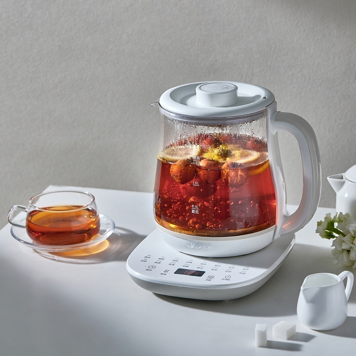 Bình trà đa năng Bear YSH-D15V7 (1,5 lít) - Hàng nội địa - Hàng chính hãng