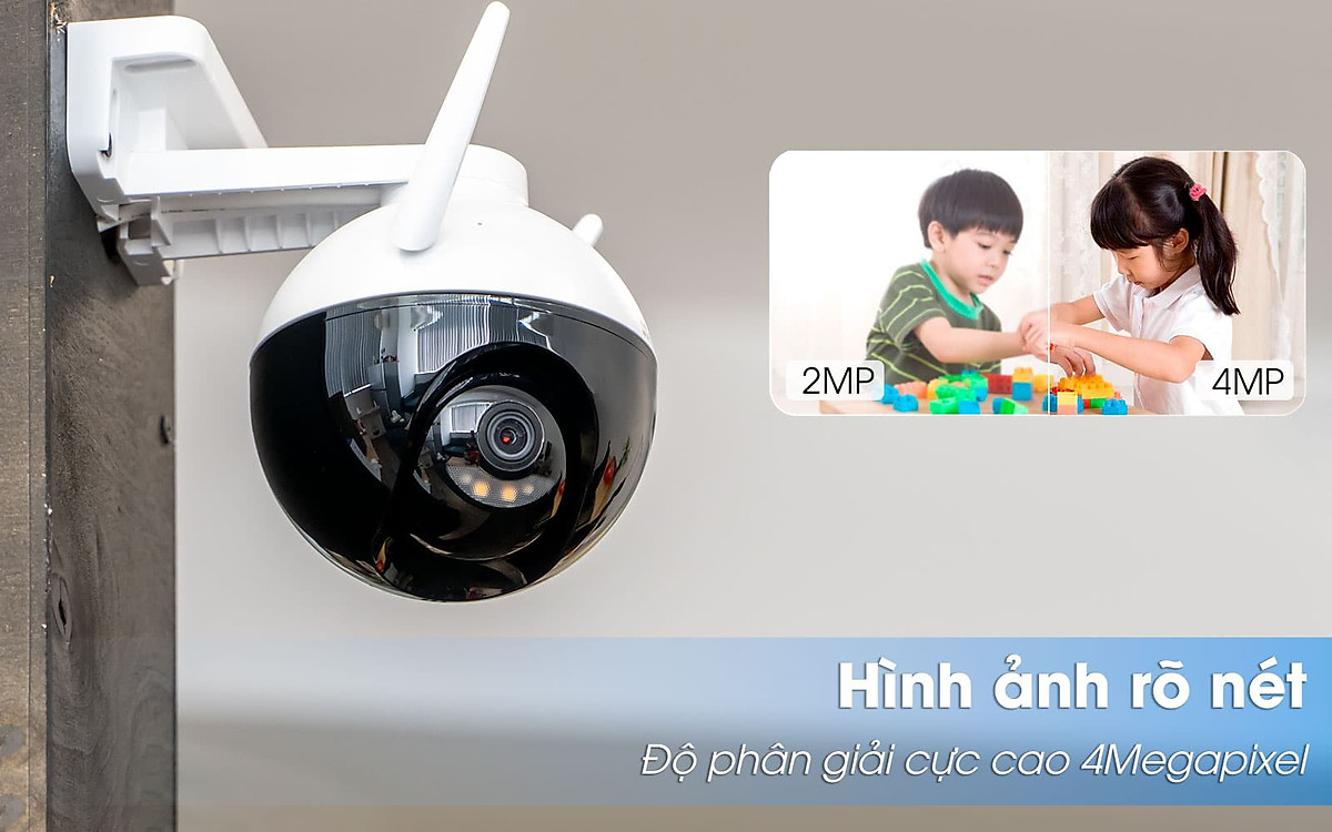 Camera Wifi Ezviz C8W 4MP 2K, Đàm Thoại 2 Chiều, Màu Ban Đêm - Hàng chính hãng