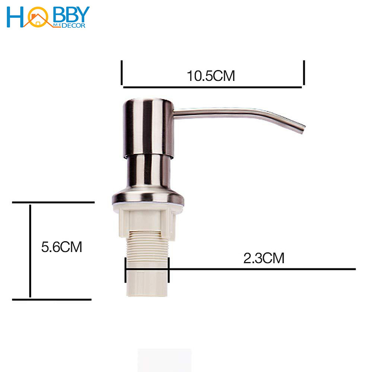 Vòi bơm dây dẫn nước rửa chén inox 304 dây 120cm Hobby home decor NRC2