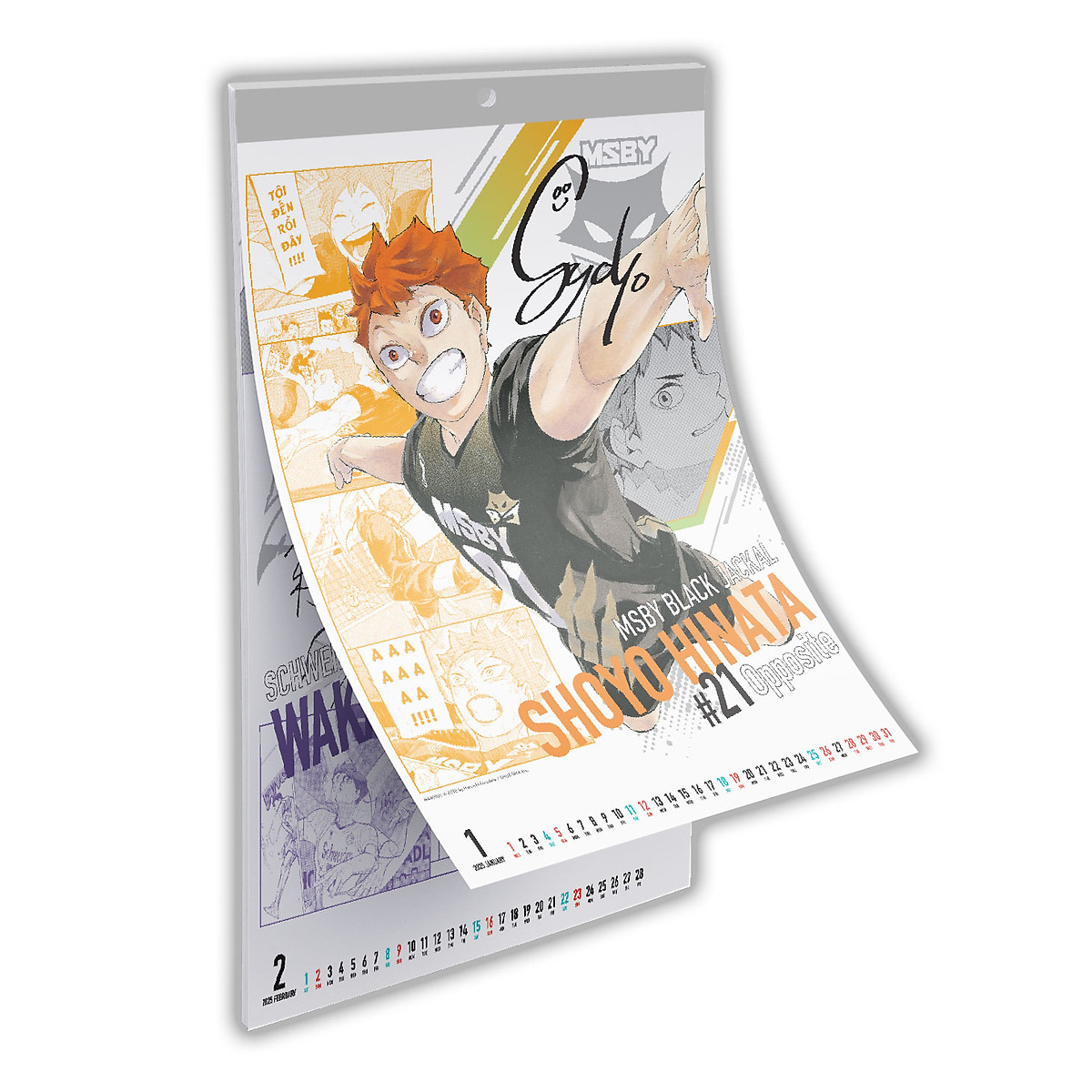 Lịch Treo Tường Haikyu!! 2025